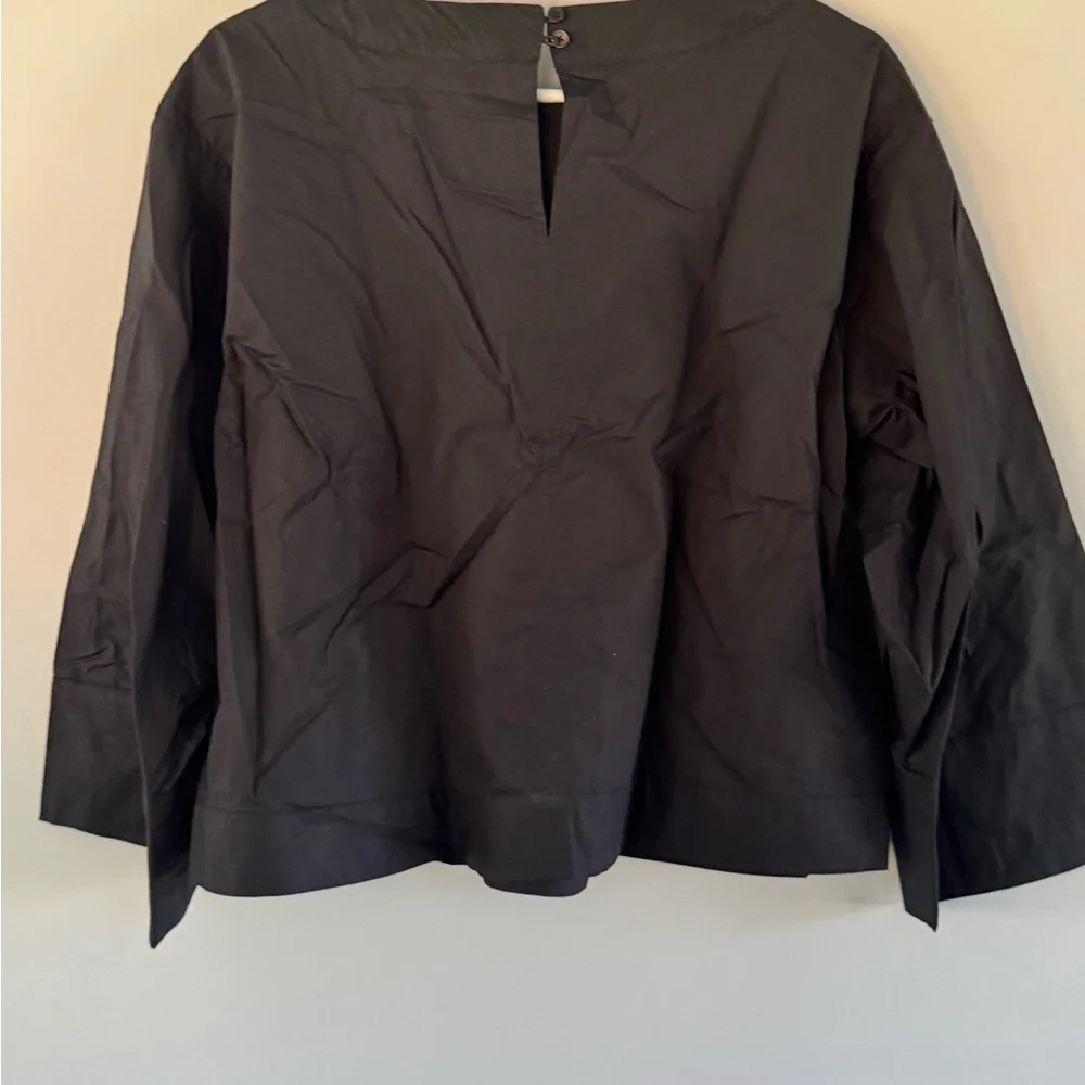 LOFT Women's Elegant Black Blouse - Picture 2 of 2